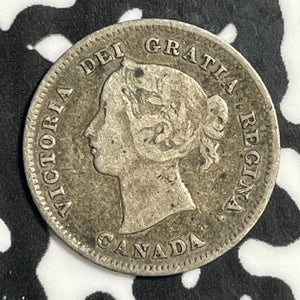 1888 Canada 5 Cents Lot#E5052 Silver!