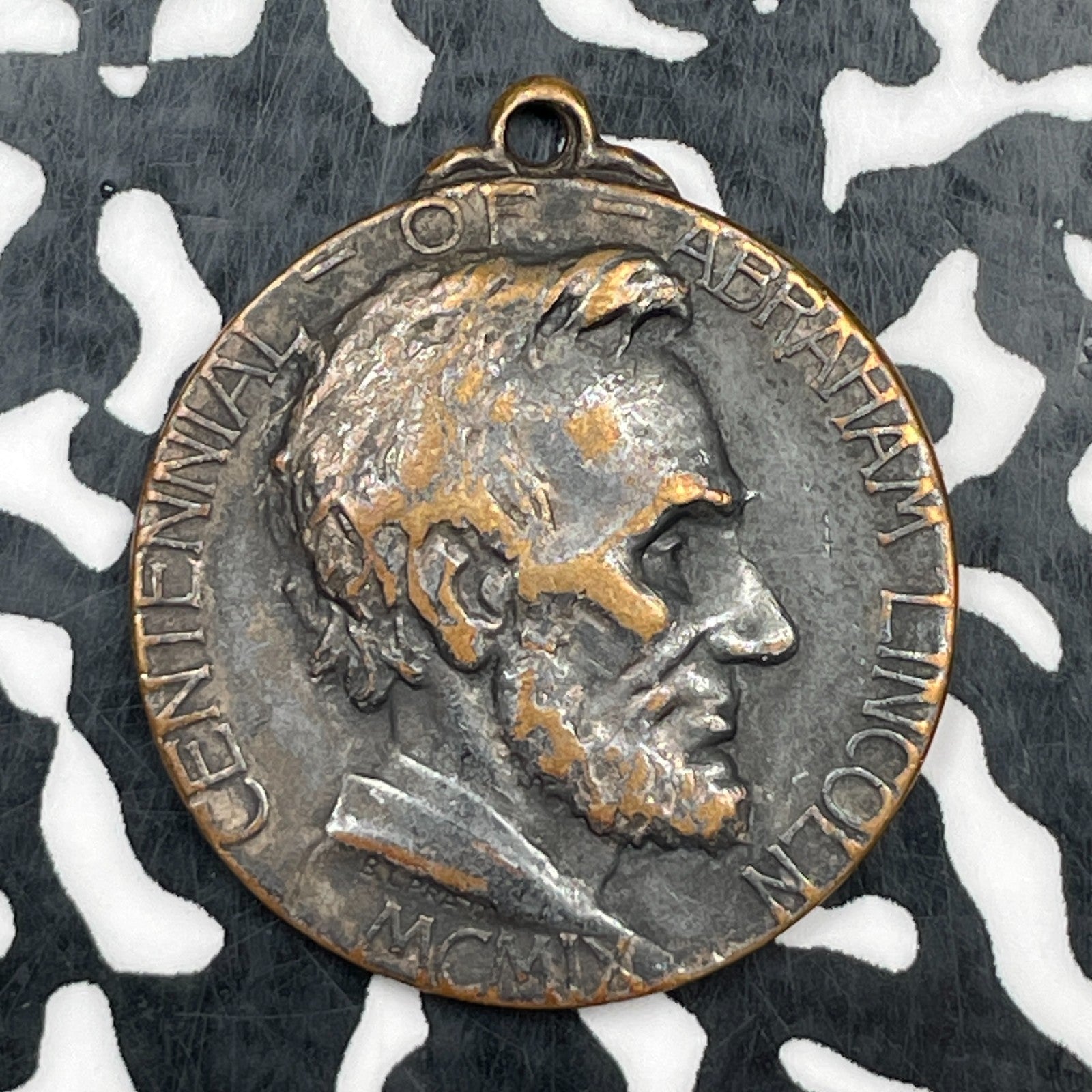 1909 U.S. Abraham Lincoln Centennial Medal Lot#N1151 25mm
