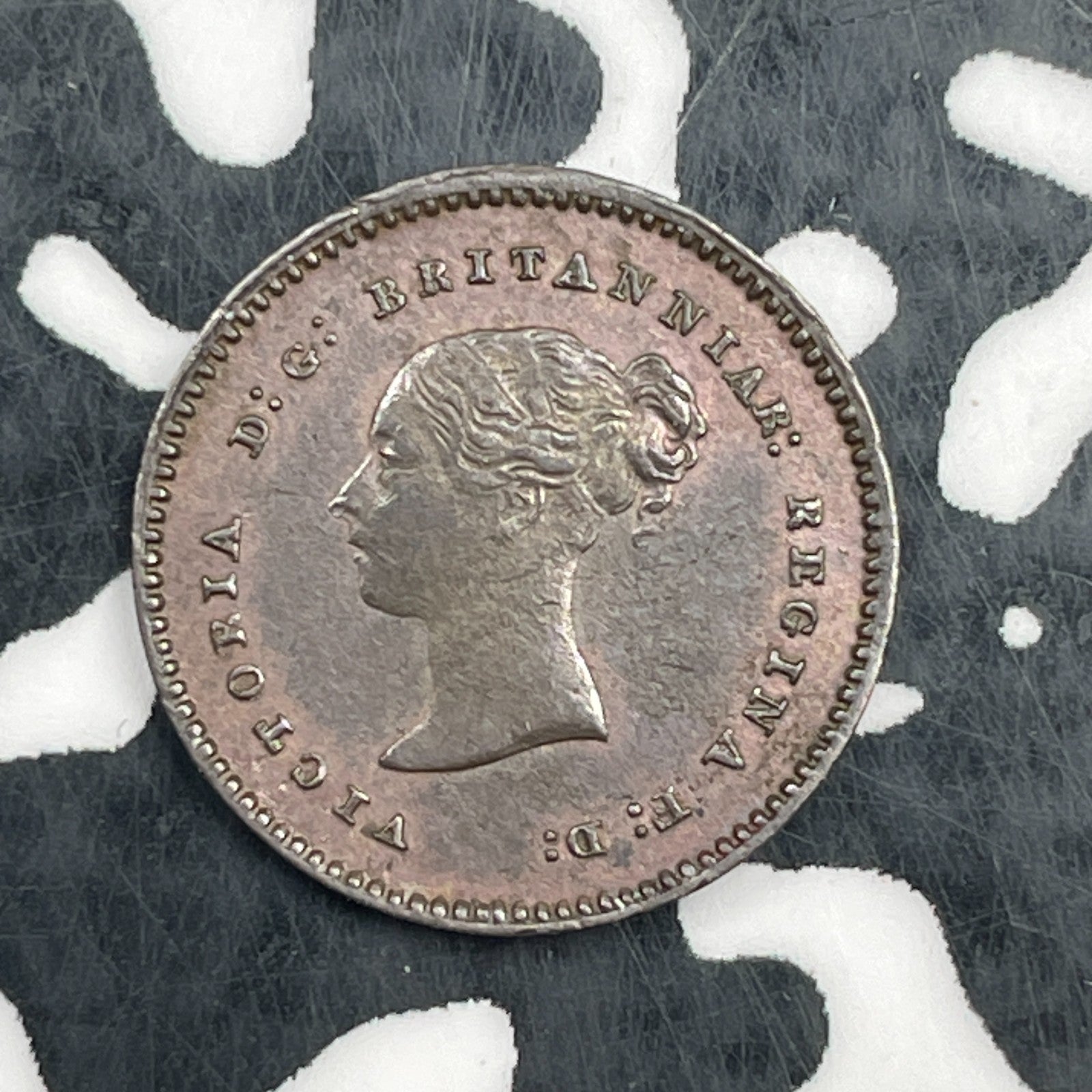 1852 Great Britain Victoria 1/4 Farthing Lot#JM1730 High Grade! Beautiful!