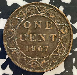 1907-H Canada Large Cent Lot#T3127 Key Date!
