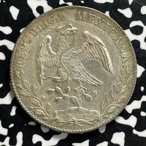 1889-Cn AM Mexico 8 Reales Lot#JM9926 Large Silver! High Grade! Beautiful!