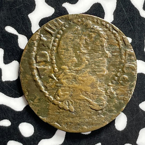 1650 Spain Catalonia 1 Seiseno Lot#JM9770 Scarce! KM#27