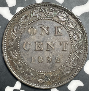 1892 Canada Large Cent Lot#T9359 Nice!