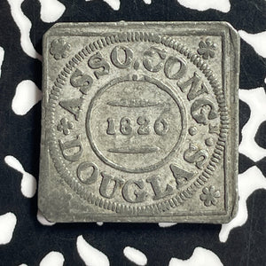 1820 Scotland Lankashire Douglas Communion Token Lot#T7125