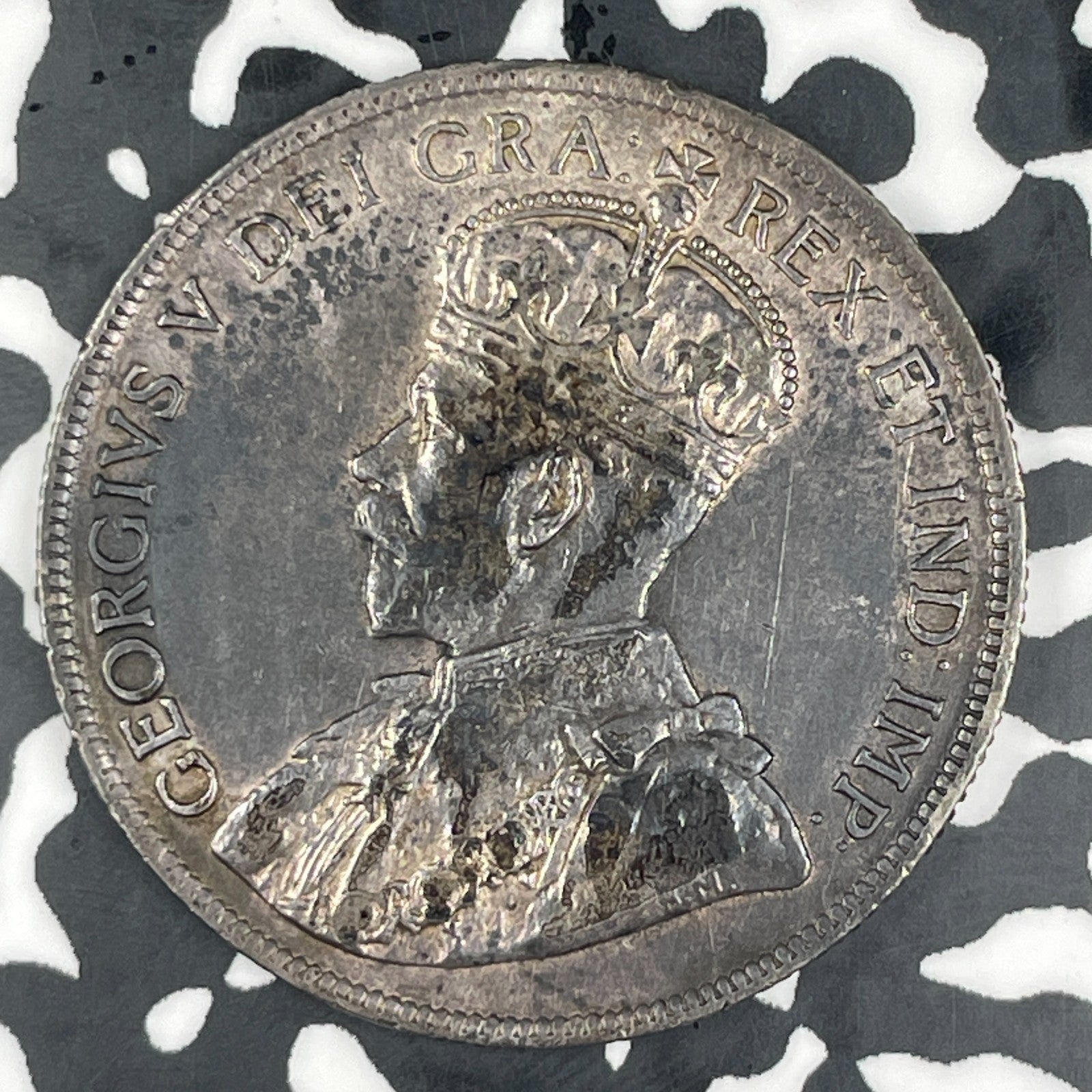 1917-C Newfoundland 50 Cents Lot#C9246 Silver! Nice!