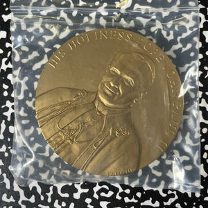 2000 U.S. Mint Pope John Paul II Medal Lot#B2764 Sealed In Plastic, 75mm
