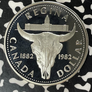 1982 Canada $1 Dollar Lot#T5175 Large Silver Coin! Proof! High Grade! Beautiful!
