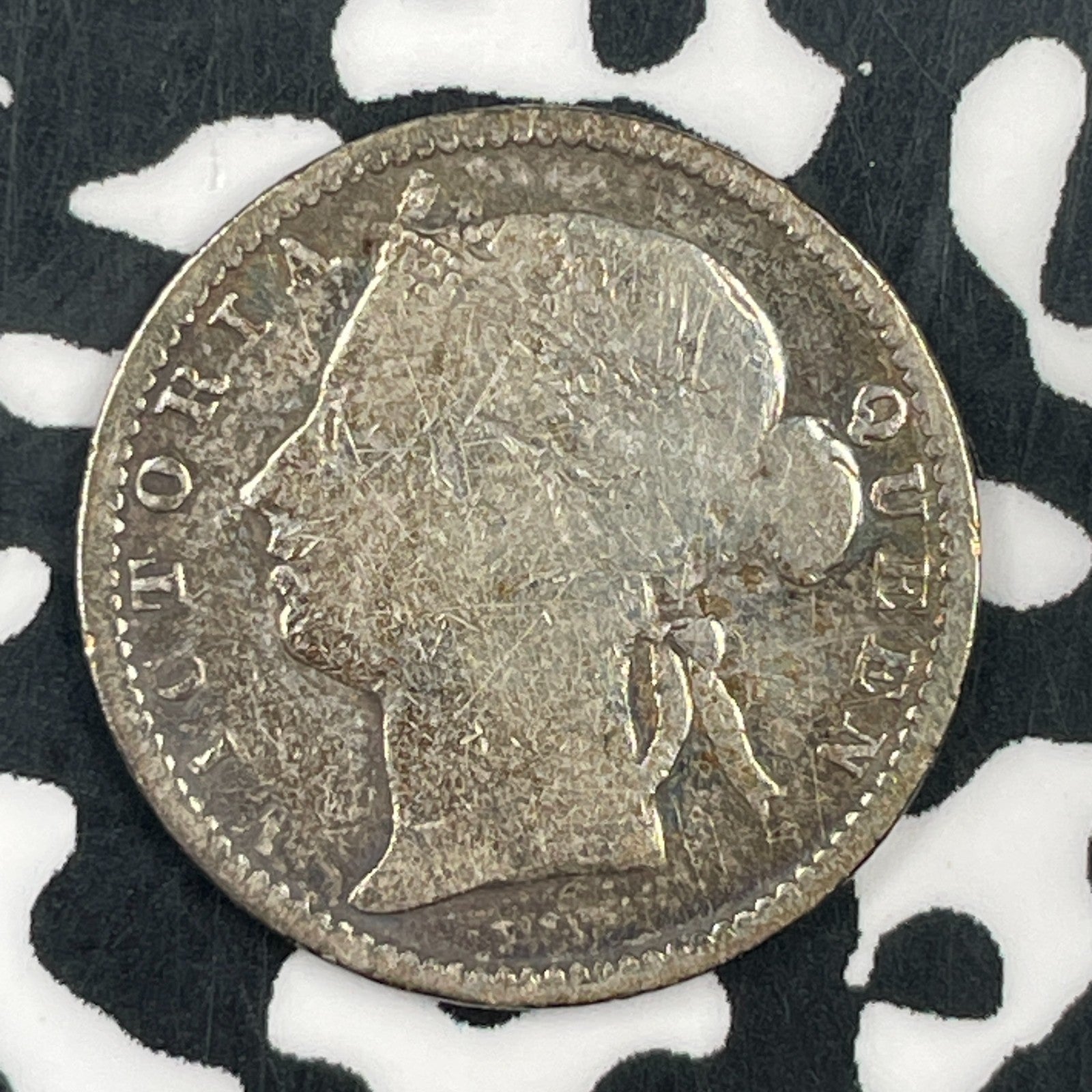 1894 British Honduras 10 Cents Lot#F5046 Silver! Low Mintage