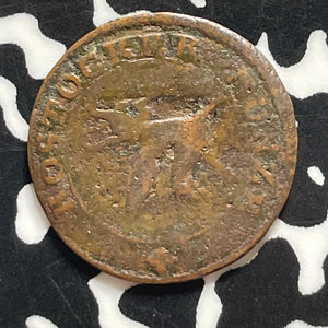 1800 Germany Rostock 1 Pfennig Lot#T4558