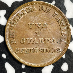 1940 Panama 1 1/4 Centesimos Lot#E6215 Nice!