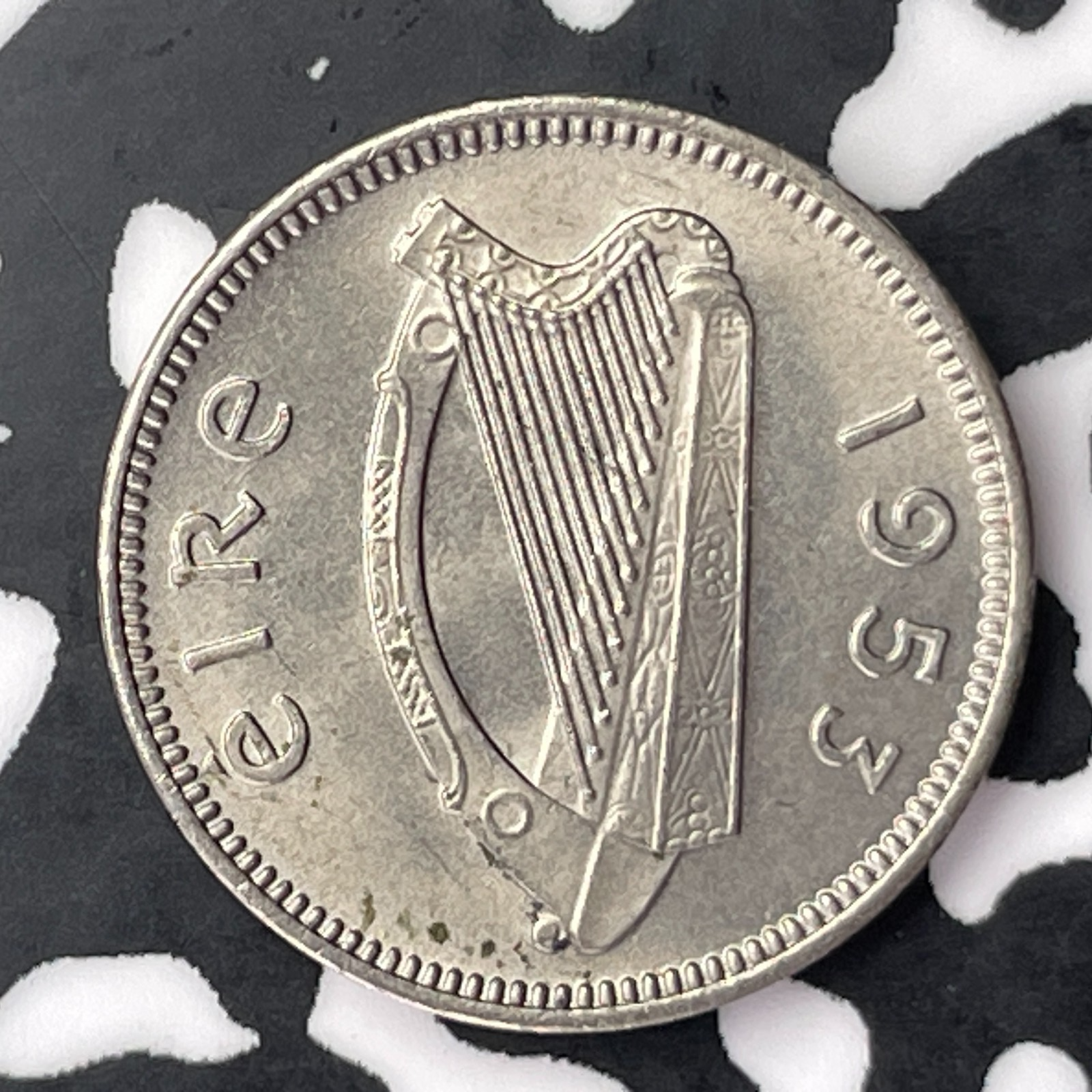 1953 Ireland 3 Pence Threepence Lot#C4278 High Grade! Beautiful!
