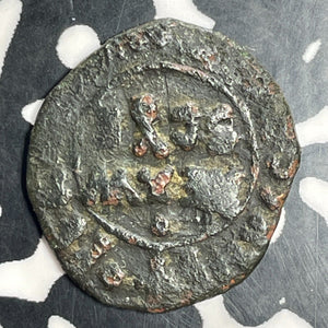 (1166-1189) Italy Sicily William II AE 1/2 Follaro Lot#T0812 SPAHR-119