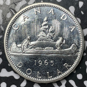 1965 Canada $1 Dollar Lot#D7028 Large Silver Coin! Proof! High Grade! Beautiful!
