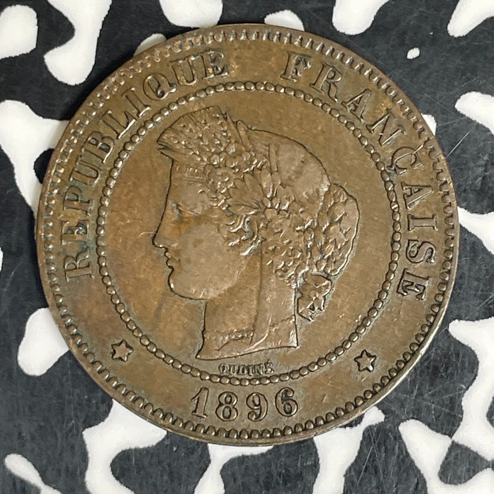 1896-A France 5 Centimes Lot#C6262 Nice!