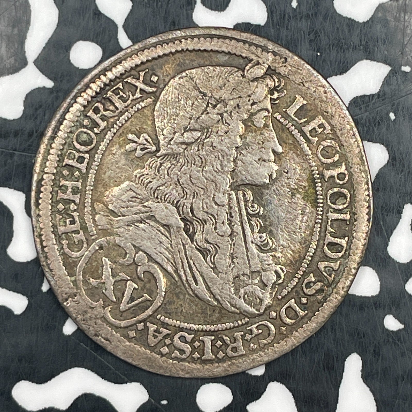 1696-IA Austria 15 Kreuzer Lot#JM2383 Silver! KM#1375