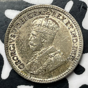 1917-C Newfoundland 5 Cents Lot#JM8444 Silver! Nice!