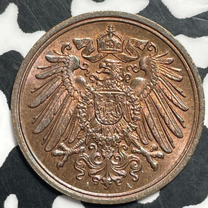 1914-A Germany 1 Pfennig Lot#T1414 High Grade! Beautiful!