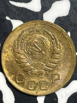 1939 Russia 1 Kopek Lot#T9908 High Grade! Beautiful!