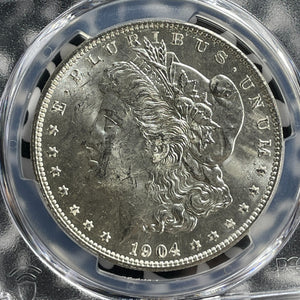 1904-O U.S. $1 Morgan Dollar PCGS MS63 Lot#G368 Silver! Choice UNC!