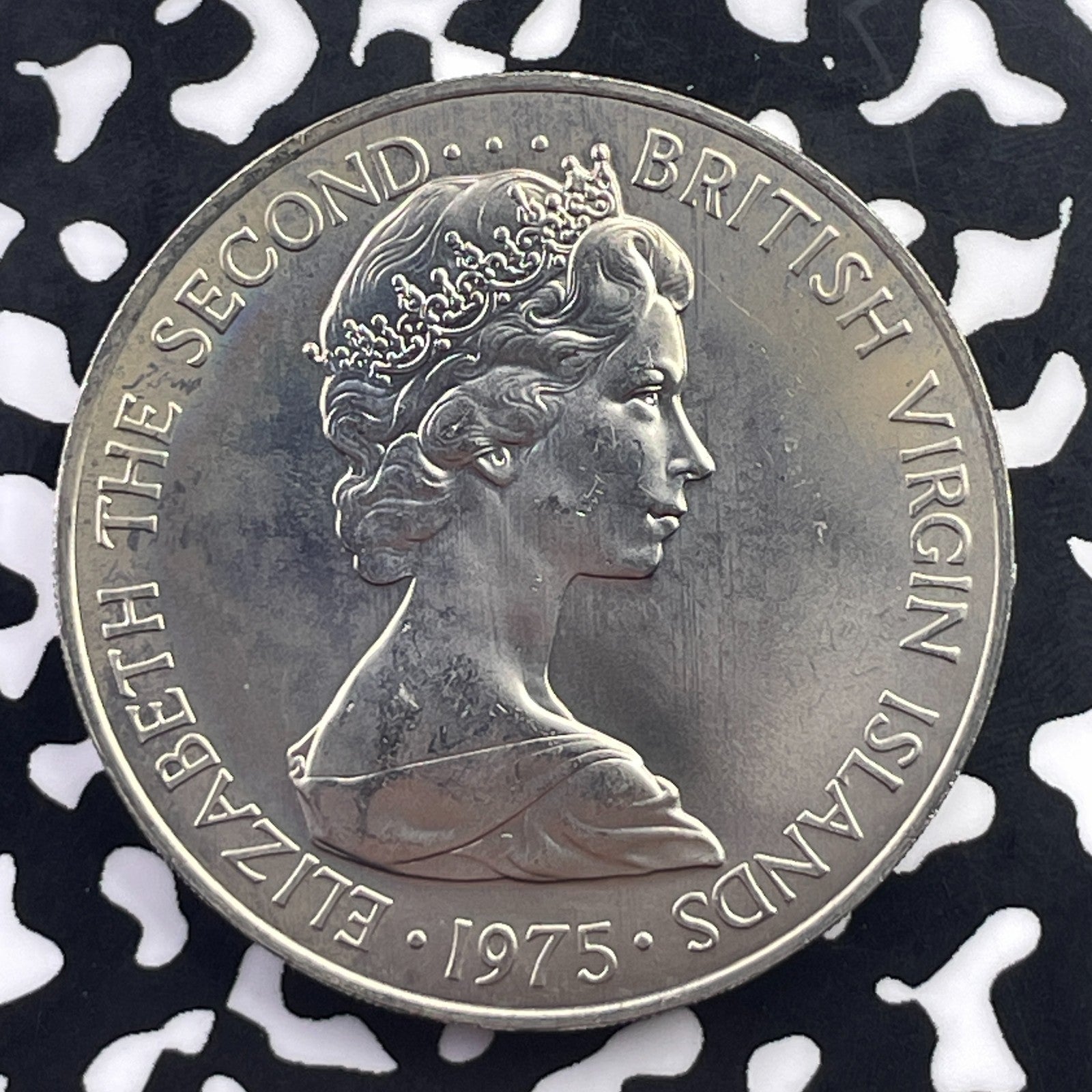 1975 British Virgin Islands $1 Dollar Lot#C5497 Low Mintage