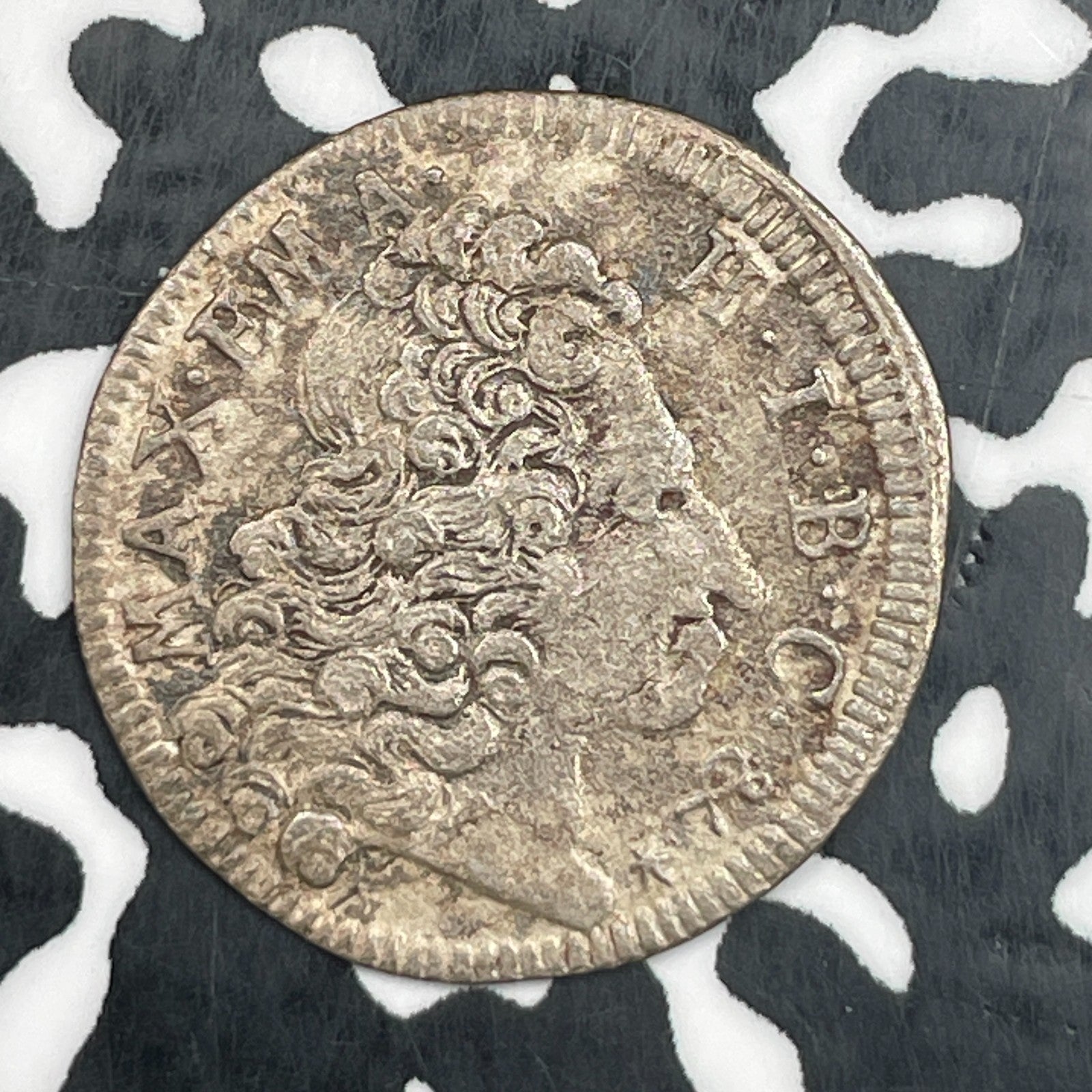 1723 Germany Bavaria 3 Kreuzer Lot#N2420 Silver!