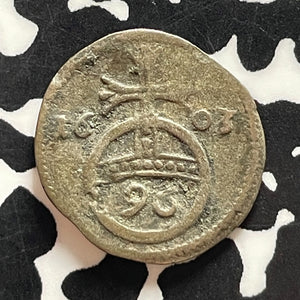 1603 Germany Hildesheim 1/96 Thaler Lot#JM9385 Silver! Scarce! KM#144