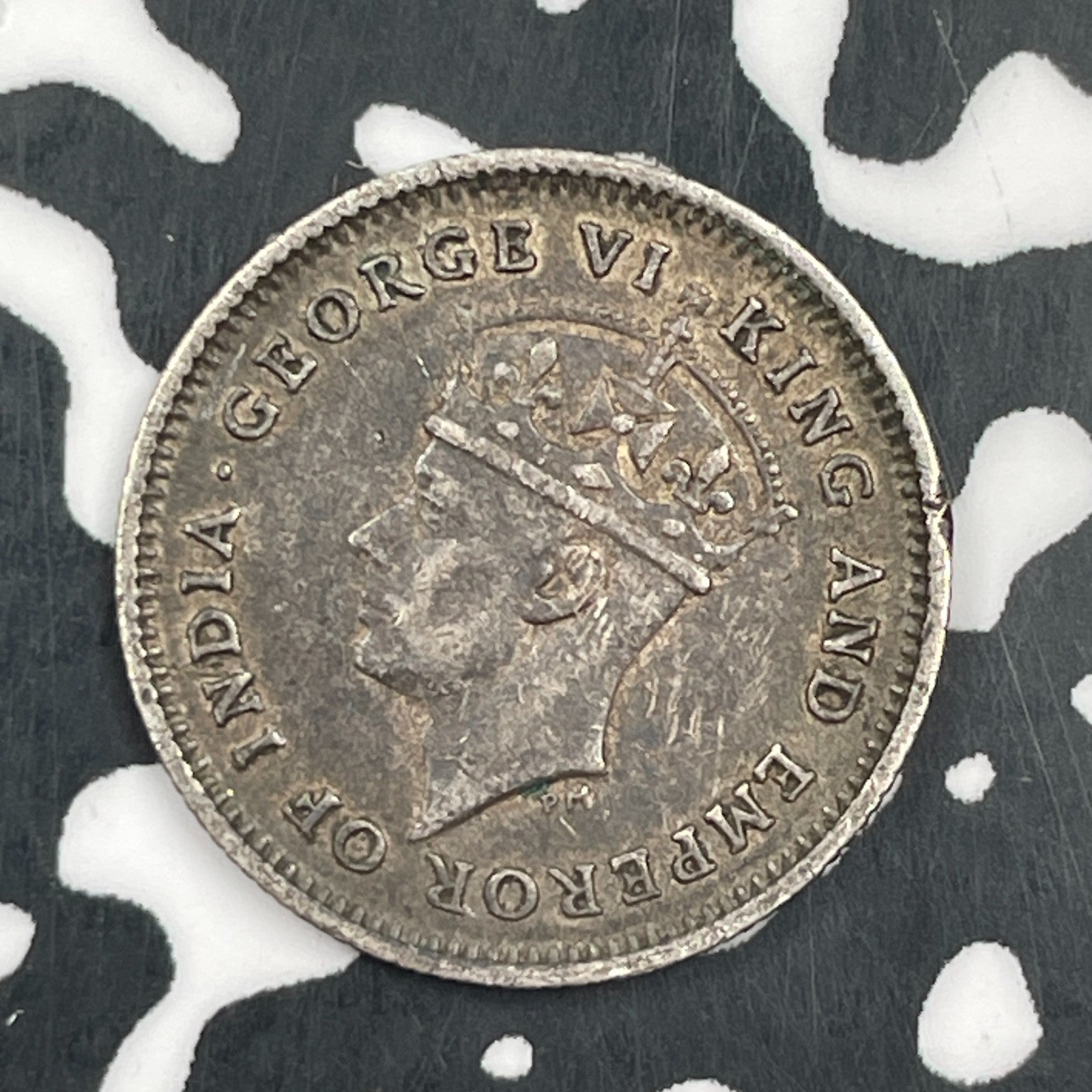 1943 British Guiana 4 Pence Lot#F5181 Silver! Nice!