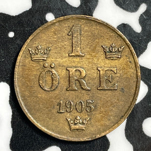 1905 Sweden 1 Ore Lot#E3989