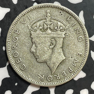 1939 Seychelles 1/2 Rupee Half Rupee Lot#T1179 Silver!