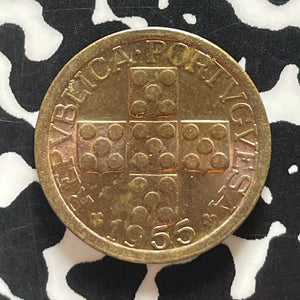 1955 Portugal 10 Centavos Lot#T5725 High Grade! Beautiful!