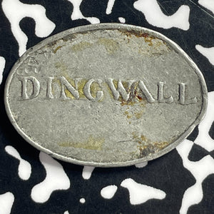 1807 Scotland Dingwall Communion Token Lot#T7116