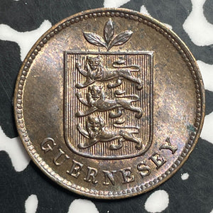 1903-H Guernsey 1 Double Lot#T1438 High Grade! Beautiful!
