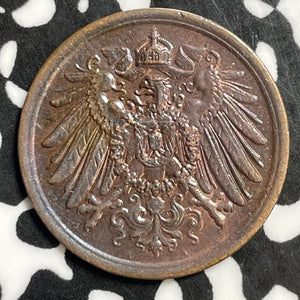 1912-A Germany 2 Pfennig Lot#E5486 High Grade! Beautiful!