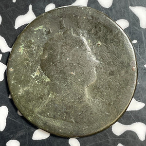 1723 Great Britain 1/2 Penny Half Penny Lot#T0577 Corrosion