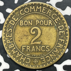 1926 France 2 Francs Lot#C0275 Better Date