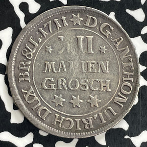 1711 Germany Brunswick-Wolfenbuttel 12 Mariengroschen Lot#JM0103 Silver! Wildman