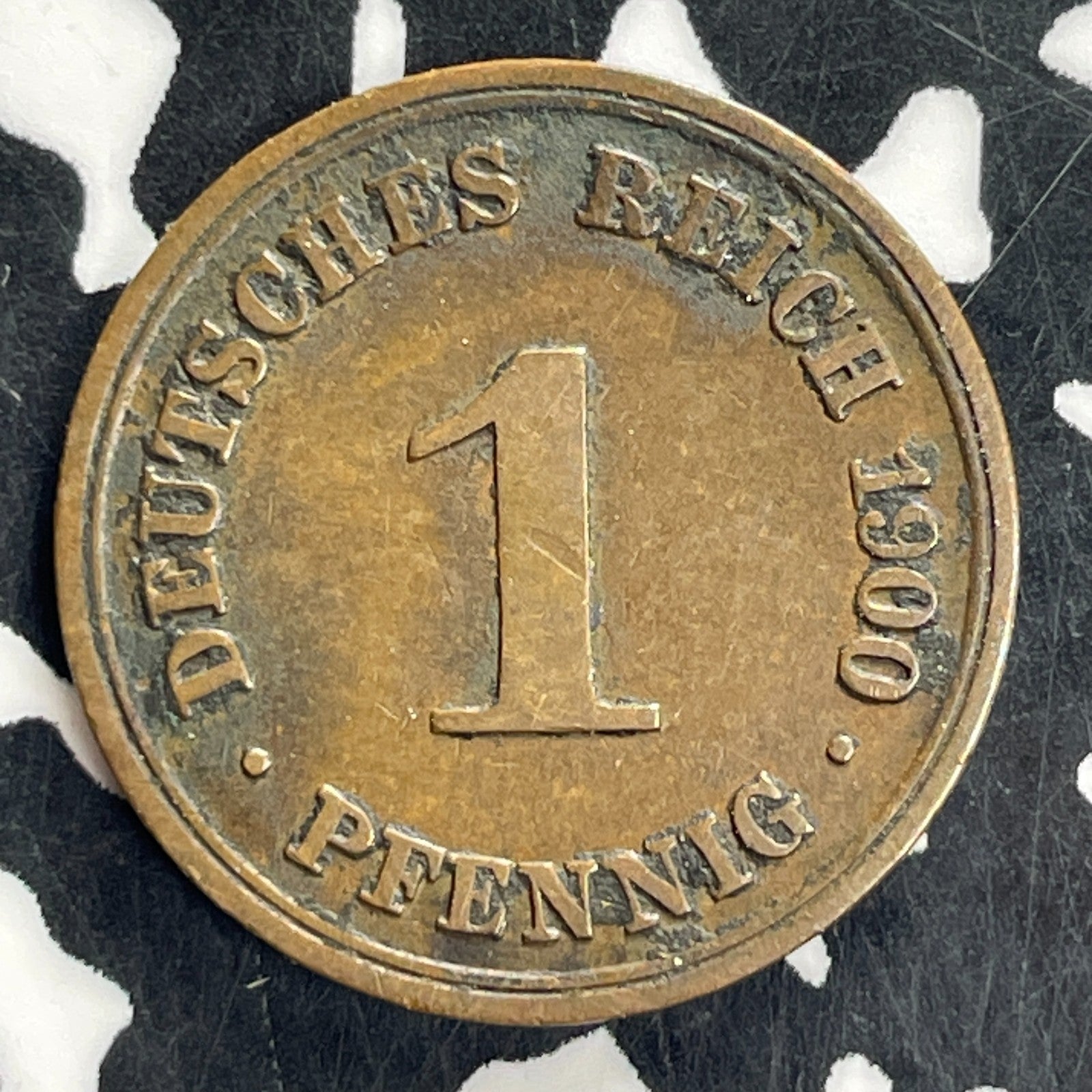 1900-D Germany 1 Pfennig Lot#C4010