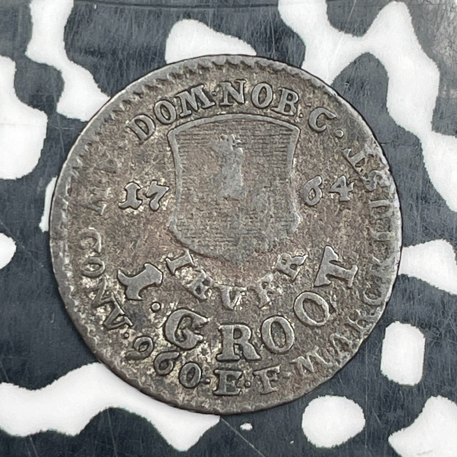 1764 Germany Jever 1 Groot 1 Groten Lot#N3241 Silver! Scarce!