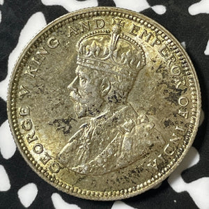 1935 Straits Settlements 20 Cents Lot#E4869 Silver! High Grade! Beautiful!