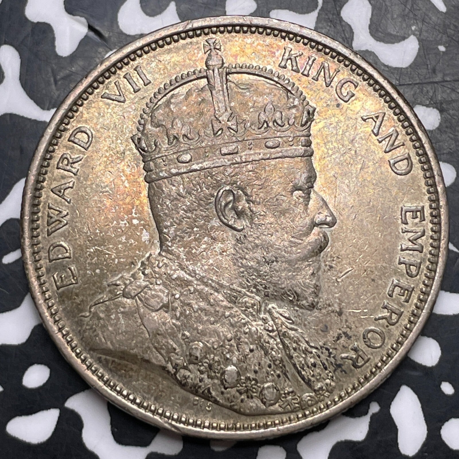 1904 Straits Settlements $1 Dollar Lot#JM9001 Silver! High Grade! Beautiful!