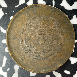 (1903) China 20 Cash Lot#T4244 Rim Nicks