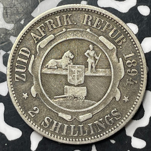 1894 South Africa 2 Shillings Lot#MK191 Silver!