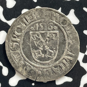 1516 Germany Regensburg 2 Kreuzer/1/2 Batzen Lot#JM0124 Silver!