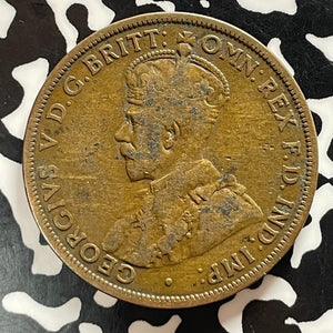 1919 Australia 1 Penny Lot#T5195 No Dots