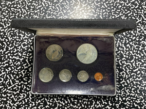 1973 British Virgin Islands 6x Coin Proof Set Lot#B2810 Including Silver!
