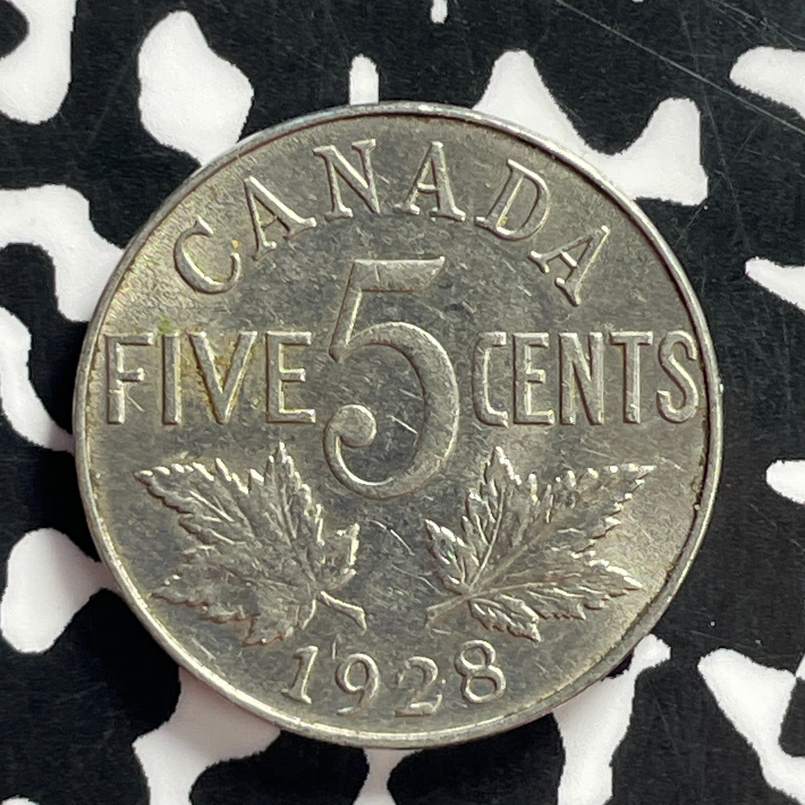 1928 Canada 5 Cents Lot#C2288 Nice!