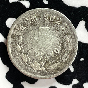 1900-Mo M Mexico 5 Centavos Lot#T7421 Silver!