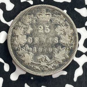 1870 Canada 25 Cents Lot#T7729 Silver!