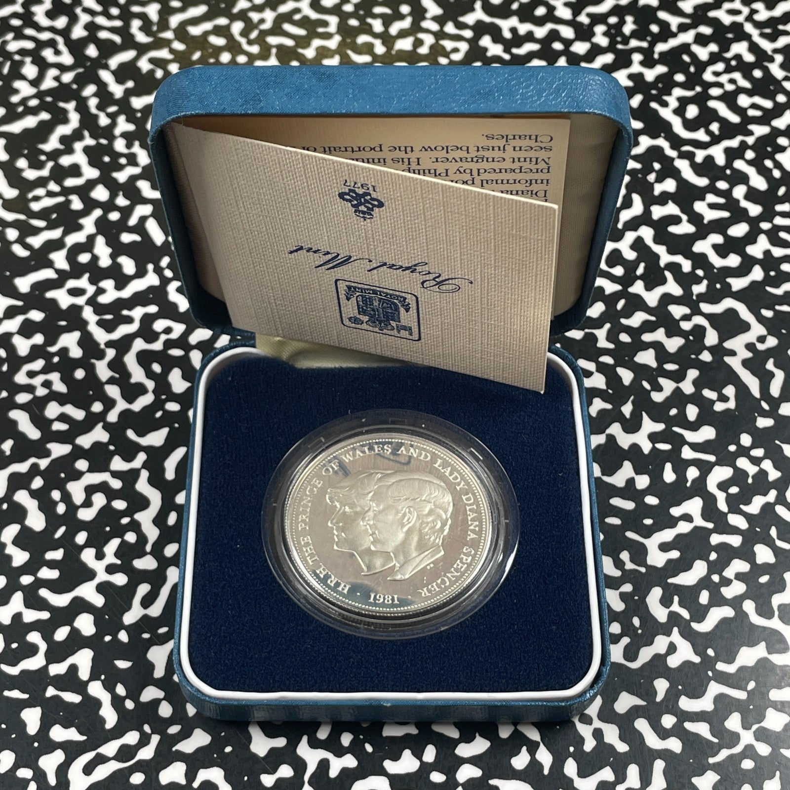 1981 Great Britain Charles & Diana Wedding 25 Pence Lot#B3487 Silver! Proof!