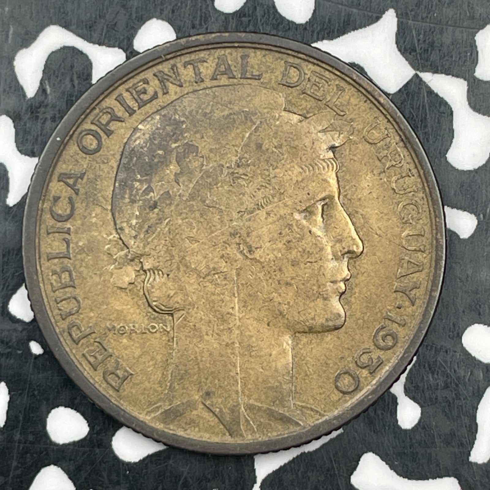 1930 Uruguay 10 Centesimos Lot#F9471